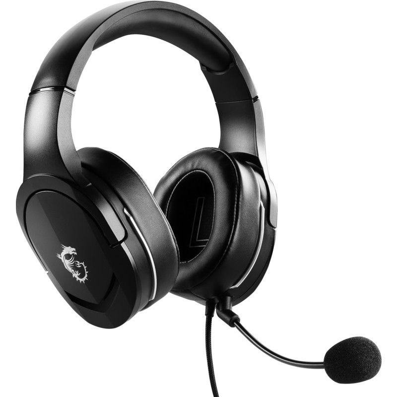 MSI GG IMMERSE GH20 GAMING HEADSET 40MM SURUCU KABLO 20HZ-20KHZ 32 OHM MIKROFON 1.5M ORGU Y-KABLO 3,5 MM JAK JAK KULAKUSTU KULAKLIK